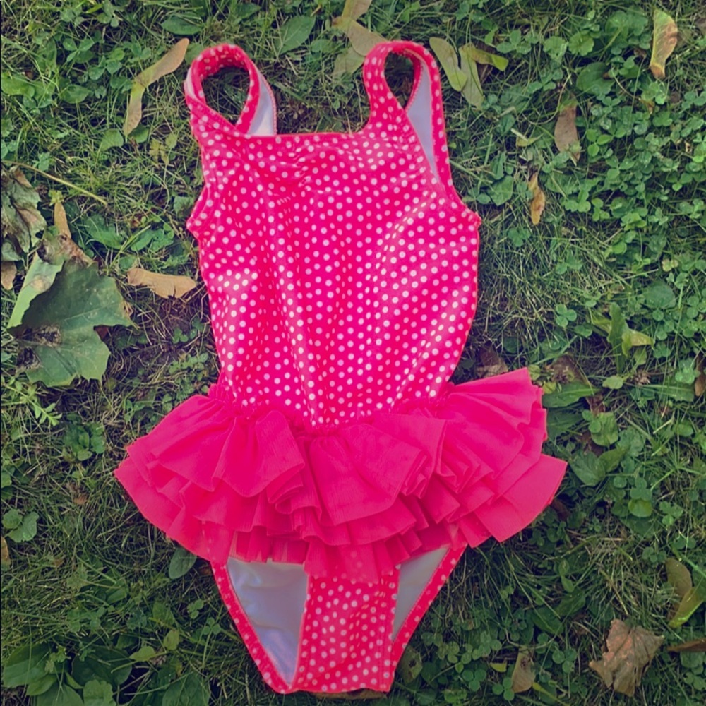 Toddler girls’ tutu swim suit